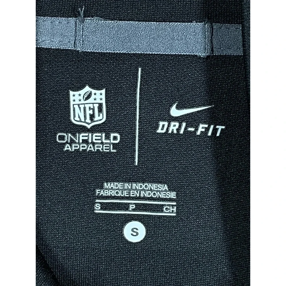 Nike NFL Philadelphia Eagles Dri-FIT On-Field Full Zip Jacket Black Mens Small